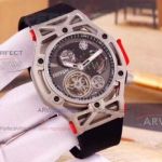 Perfect Replica Hublot Ferrari Skeleton Case Watch 45mm - Sapphire Glass